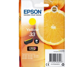 EPSON ink bar Singlepack "Pomeranč" Yellow 33 Claria Premium Ink