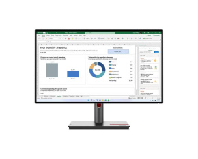 LENOVO LCD P24Q-30 - 23.8",IPS,matný,16:9,2560x1440,178/178,4ms/6ms,300cmd,1000:1,HDMI,DP,VESA,Pivot