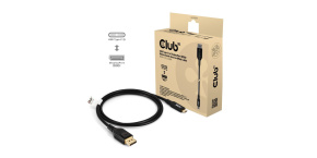 Club3D Kabel USB-C na DisplayPort 2.1, 10K60Hz, DSC1.2, UHBR10, 1m