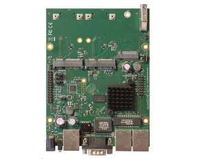 MikroTik RouterBOARD RBM33G, dual-core 880MHz, 256MB DDR3, 3x GLAN, 2x mini-PCIe, 2xSIM slot, 1xM.2, USB, RS232, vč. L4