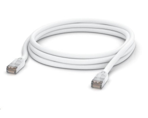 UBNT UACC-Cable-Patch-Outdoor-3M-W, Outdoor UniFi Patch kabel, 3m, Cat5e, bílý