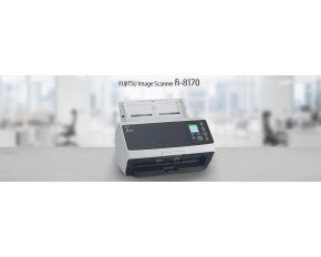 FUJITSU-RICOH skener Fi-8170 A4, průchodový, 70ppm, 600dpi, LAN RJ45-1000, USB 3.2,ADF 100listů, 10000 listů za den