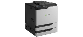 LEXMARK tiskárna CS820dtfe, A4 COLOR LASER, 1024MB, USB/LAN, duplex, dotykový LCD, 2x zásobník papíru, sešívačka