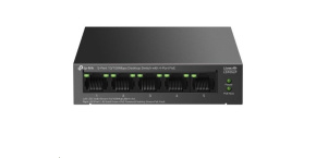 TP-Link LiteWave switch LS105LP (5x100Mb/s, 4xPoE, 41W, fanless)