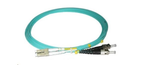 Duplexní patch kabel MM 50/125, OM3, LC-ST, LS0H, 5m