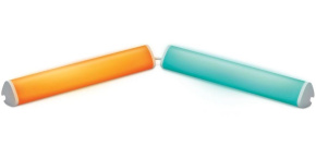 PHILIPS Wiz Linear bar light Colors doublepack - stolní lampa, bílá