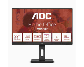 AOC MT IPS LCD WLED 27" 27E3QAF - IPS panel, 1920x1080, D-Sub, HDMI, DP, repro, pivot