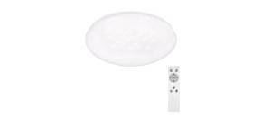 Solight LED stropní světlo Star, kulaté, 24W, 2400lm, dálkové ovládání, 37cm