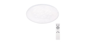 Solight LED stropní světlo Star, kulaté, 24W, 2400lm, dálkové ovládání, 37cm