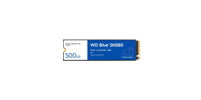 WD BLUE SSD NVMe 500GB PCIe SN580,Gen4 , (R:4000, W:3600MB/s)