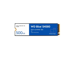 WD BLUE SSD NVMe 500GB PCIe SN580,Gen4 , (R:4000, W:3600MB/s)