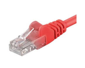 PremiumCord Patch kabel UTP RJ45-RJ45 CAT6 2m červená