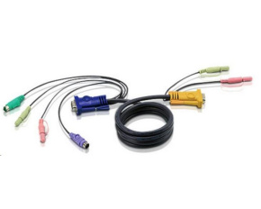 ATEN KVM sdružený kabel k CS-1732,1734, 1754, 1758, PS/2, 3m