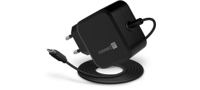 CONNECT IT C-Power Mini univerzální notebookový adaptér USB-C, PD 67 W, černá