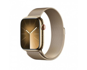 APPLE Watch Series 9 GPS + Cellular 45mm Gold Stainless Steel Case with Gold Milanese Loop