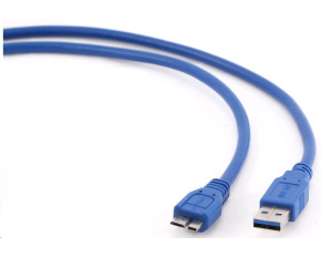 GEMBIRD Kabel USB 3.0 A-Micro B propojovací 1,8m (modrý)