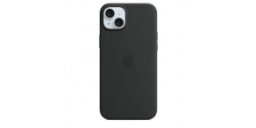 APPLE iPhone 15 Plus Silicone Case with MagSafe - Black