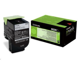 LEXMARK černý toner 802K pro CX310/410/510 z programu Lexmark Return (1 000 stran)