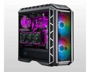 Cooler Master case MasterCase H500P Mesh ARGB, E-ATX, Mid Tower, šedá, bez zdroje