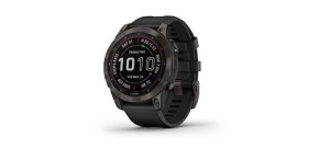 Garmin fenix® 7 Sapphire Solar, Grey DLC Titanium / Black Band, EU