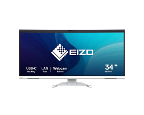 EIZO MT 34" EV3450XC-WT FlexScan, IPS, 3840x1440, 300nit, 1000:1, 5ms, USB-C, DisplayPort, USB, HDMI, Repro, Bílý