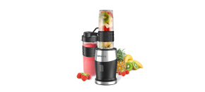 Orava RM-700 smoothie mixér, 500 W, nerezové nože, 23000 RPM, 92 dB, 1 rychlost, 570 ml, stříbrná / černá