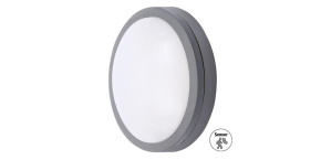 Solight LED venkovní osvětlení se senzorem Siena, šedé, 20W, 1500lm, 4000K, IP54, 23cm