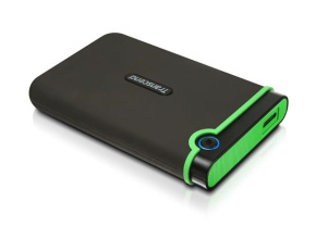 TRANSCEND externí HDD USB 3.0 StoreJet 25M3S, 2TB, Black (SATA, Rubber Case, Anti-Shock)