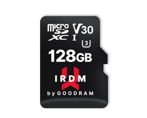 GOODRAM microSDXC karta 128GB IRDM (R:100/W:70 MB/s), UHS-I Class 10, U3, V30 + Adapter