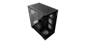 ADATA XPG case INVADER X Mid-Tower, bez zdroje, 5x 120mm Fan, Černá