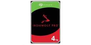 SEAGATE HDD 4TB IRONWOLF PRO (NAS), 3.5", SATAIII, 7200 RPM, Cache 256MB