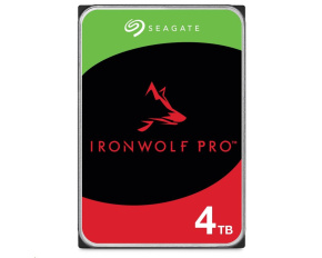 SEAGATE HDD 4TB IRONWOLF PRO (NAS), 3.5", SATAIII, 7200 RPM, Cache 256MB