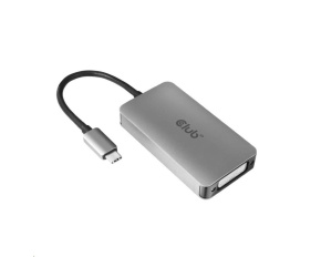 Club3D Adaptér aktivní USB Type C na DVI-I Dual Link, HDCP on