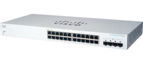 Cisco switch CBS220-24T-4G (24xGbE,4xSFP,fanless) - REFRESH