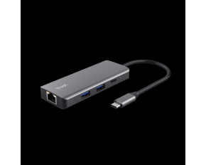 TRUST adaptér DALYX, 6-in-1 USB-C Multi-Port Adapter