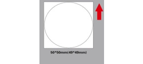 Niimbot štítky R 50x50mm 150ks Round pro B21, B21S, B3S, B1