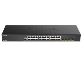 D-Link DGS-1250-28X 28-port Gigabit Smart Switch, 24x GbE, 4x SFP+