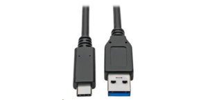 PremiumCord kabel USB-C - USB 3.0 A (USB 3.2 generation 2, 3A, 10Gbit/s) 0.15m