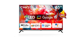 CHiQ L40QH7G TV 40", QLED, Full HD, Google TV, Frameless, Dolby Audio, dbx-tv, HDR 10