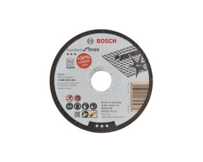 BOSCH dělicí kotouč rovný Standard for Inox - Rapido, WA 60 T BF, 115 mm, 22,23 mm, 1,0 mm