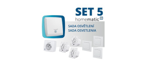 Homematic IP HmIP-SET5 sada osvětlení Homematic IP (s možností stmívání)