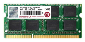 TRANSCEND SODIMM DDR3 8GB 1600MHz 512Mx8 CL11 JetRam™ Retail