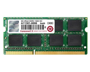 TRANSCEND SODIMM DDR3 8GB 1600MHz 512Mx8 CL11 JetRam™ Retail