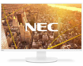 SHARP/NEC MT 23.8" MultiSync EA241F, IPS TFT, 1920x1080, 250nits, 1000:1, 5ms, DP / DVI-D / HDMI / USB / VGA, Bílý