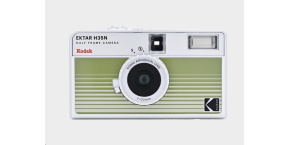 Kodak EKTAR H35N Camera Striped Green