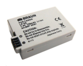 Braun akumulátor CANON LP-E8, 750mAh