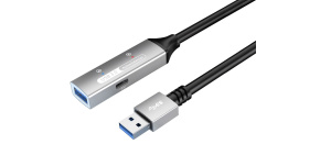 PREMIUMCORD USB 3.2. repeater a prodlužovací kabel Male-Female, 5Gbps Aluminium 5m