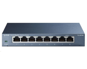 TP-Link switch TL-SG108 (8xGbE, fanless)