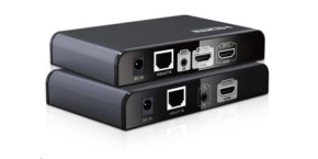 PREMIUMCORD HDMI extender na 120m přes LAN, over IP, HDBitT, lokální HDMI výstup